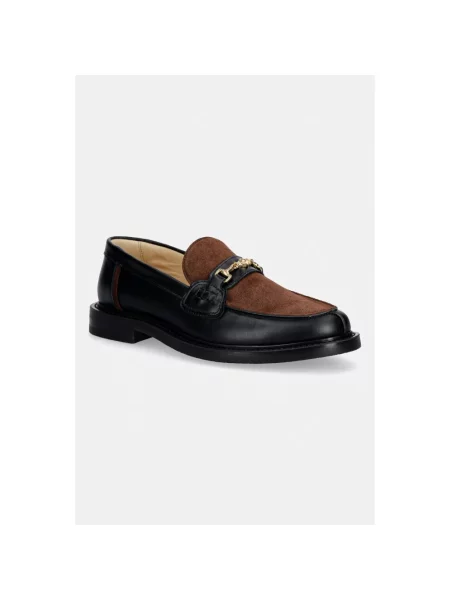 Filling Pieces mokasyny skórzane Loafer Hazy brązowe