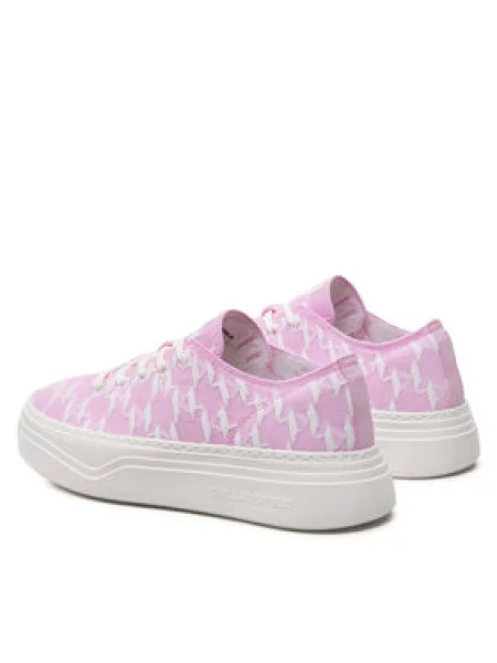 KARL LAGERFELD Sneakersy Fialová ružová