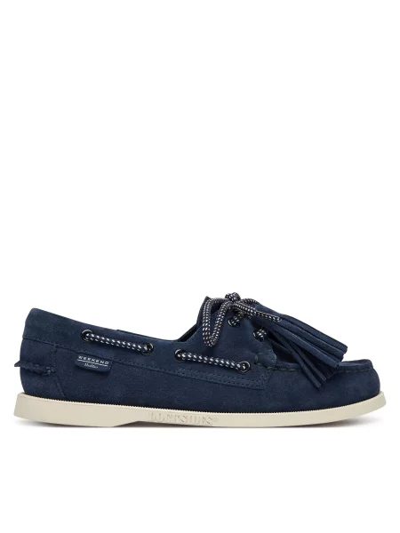 Mokasíny Weekend Max Mara Tmavomodrá