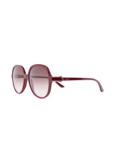 Saulės akiniai Cartier Eyewear raudona