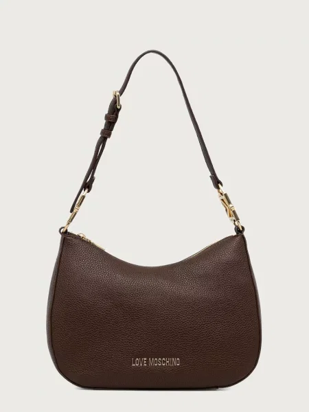 Geanta hobo Love Moschino din piele maro