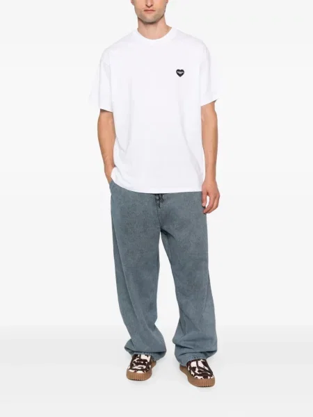 Μπλούζα Carhartt Wip με μοτίβο καρδιά λευκό