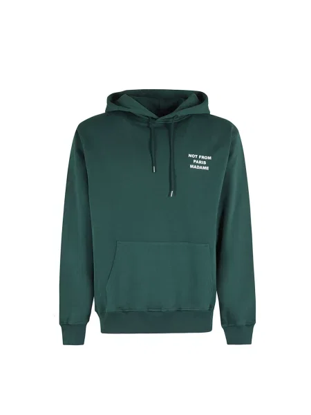 Bluza z kapturem Drole De Monsieur z kapturem zielona