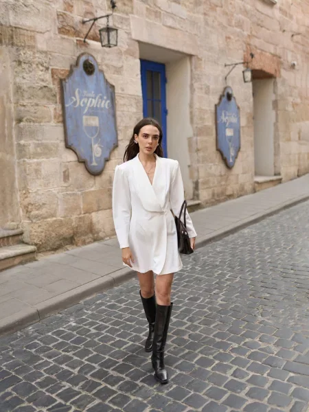 Сукня міні HANDY WEAR Emily молочний віскоза/поліестер