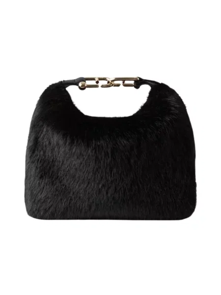Torebka hobo Furla skórzana czarna