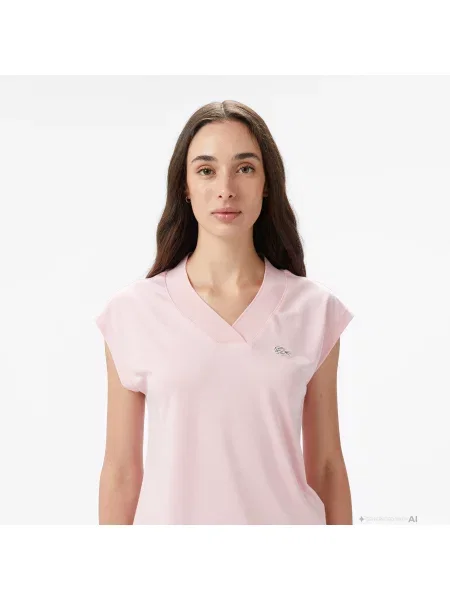 Lacoste Koszulka różowa