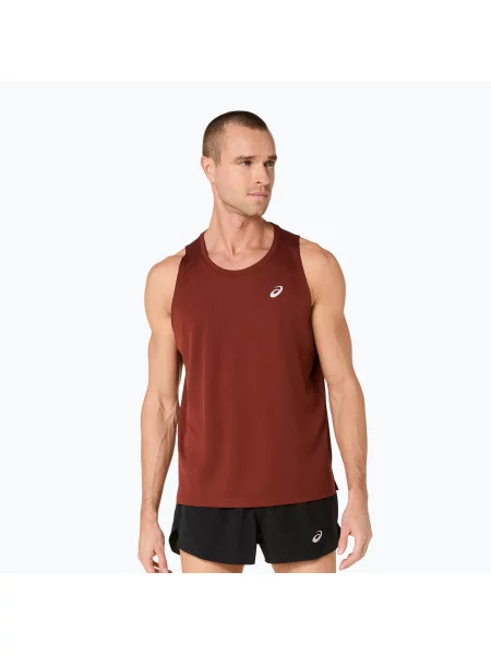 Tricou de alergare pentru bărbați ASICS Core Singlet singed red roșu