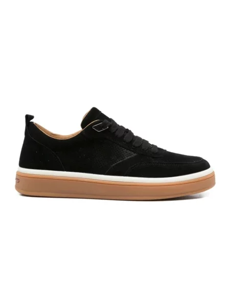 Sneakersy Sergio Moretti na koturnie czarne