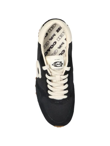 Sneakerși Coach cu autograf negru
