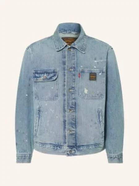 Levi's kurtka koszulowa sztruksowa SUNRISE niebieska