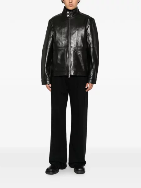 Odinė striukė Calvin Klein juoda