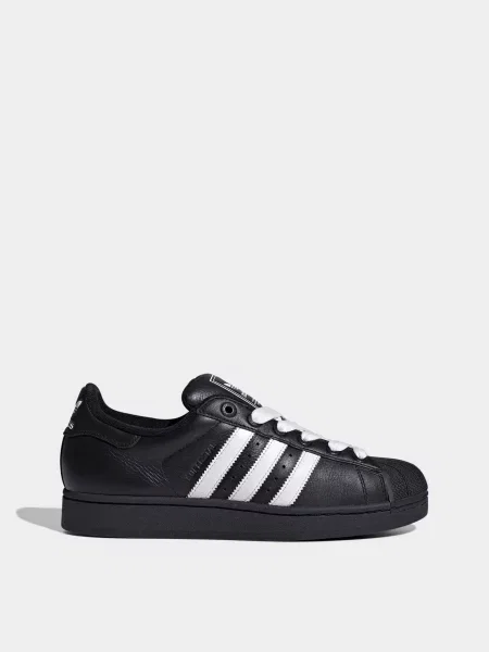 Шкіряні Кросівки adidas Superstar II Core чорний