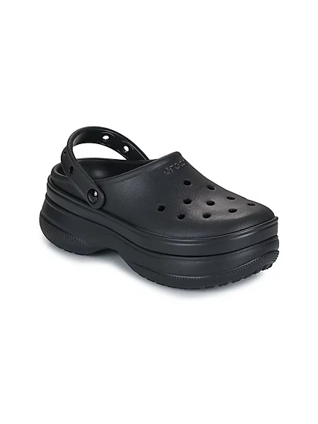 Natikači Crocs Classic Stacked Clog črna