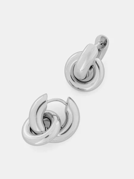 Uhani EDBLAD Chunky Eternal srebrna