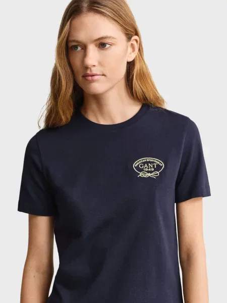 Футболка Gant синяя