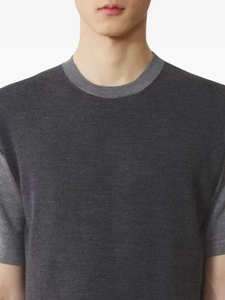 Tricou Lanvin cu decolteu rotund gri