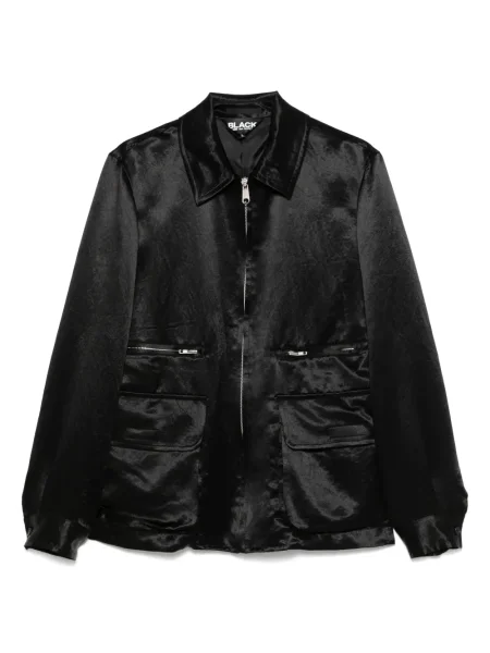 Geacă Black Comme Des Garçons din satin negru
