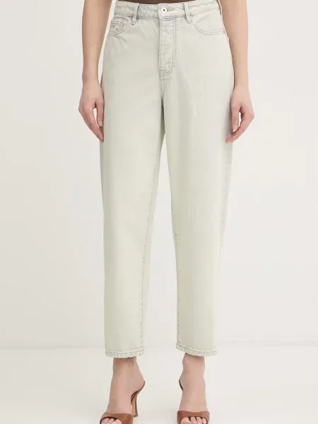 Armani Exchange jeansy carrot niebieskie