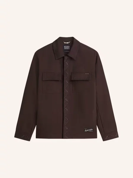 Košile Scotch & Soda hnědá