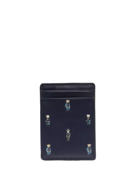 Κιλότα Polo Ralph Lauren κασμίρ με αγκράφα μπλε