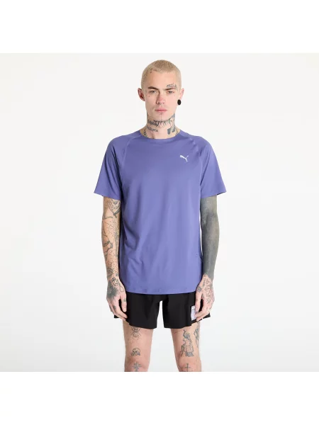Scurt tricou Puma cu mâneci scurte albastru