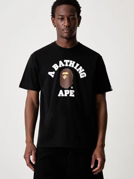 A Bathing Ape College tricou oversized din pentru bărbați