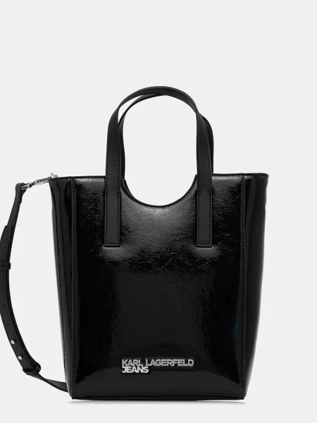 Чанта Karl Lagerfeld Jeans черно