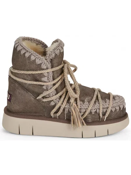 Botine Mou din piele maro