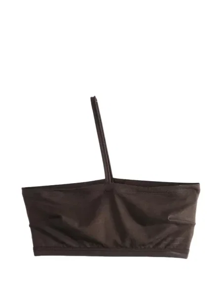 Top Baserange cu un umăr gol maro