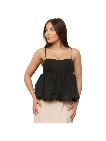 Top La Modeuse negru