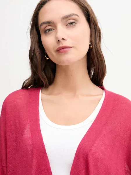 Легкий кардиган United Colors Of Benetton розовый