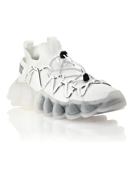 Sneakersy Philipp Plein w tygrysie prążki białe