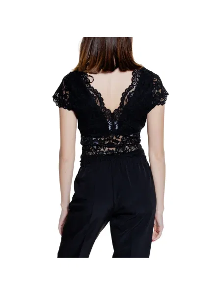 Bluză Morgan din dantelă negru