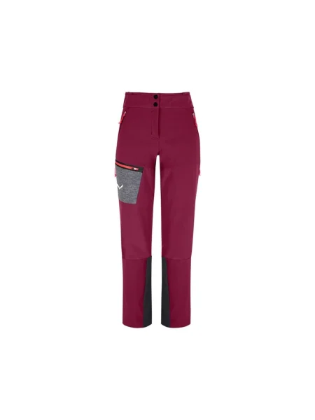Pantaloni Salewa bordo