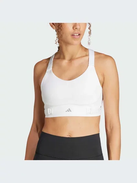 Топ спортивний adidas перероблений білий