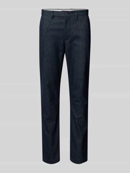 Spodnie materiałowe o kroju slim fit z mieszanki bawełny model ‘BLEECKER’ Tommy Hilfiger