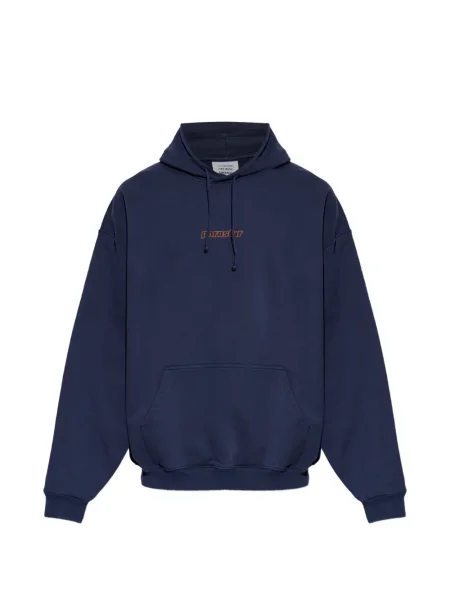Hanorac cu glugă Vetements albastru