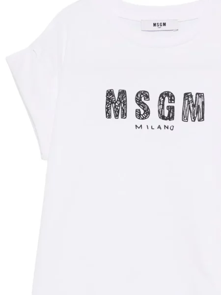 Koszulka dziecięca Msgm biała