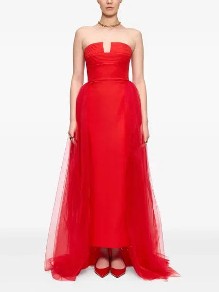 Rochie V:pm Atelier din tul de costum roșu