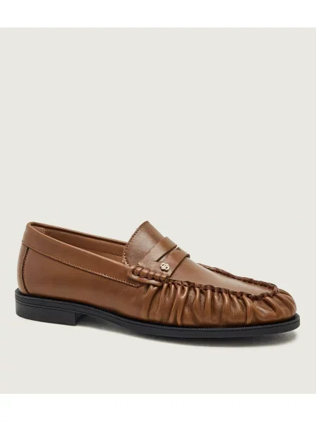 BOSS BLACK De piele pantofi loafer Lycia_Mocc_LTWR negru