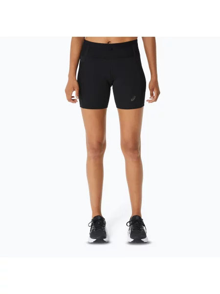 Pantaloni scurți de alergare pentru femei ASICS Fujitrail Elite Sprinter performance black negru