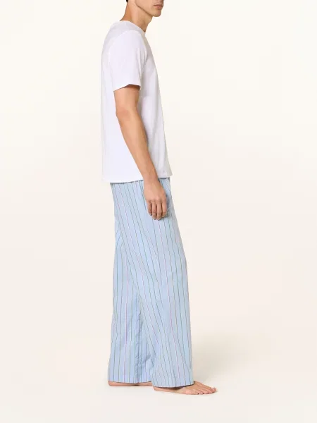 Tommy Hilfiger Spodnie Do Spania blau błękitne