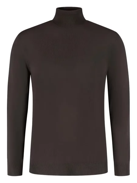 Sweter Zanone brązowy