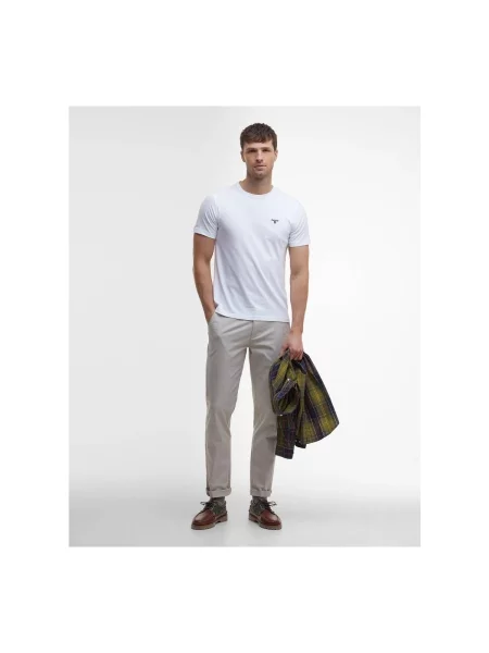 Tricou Barbour alb
