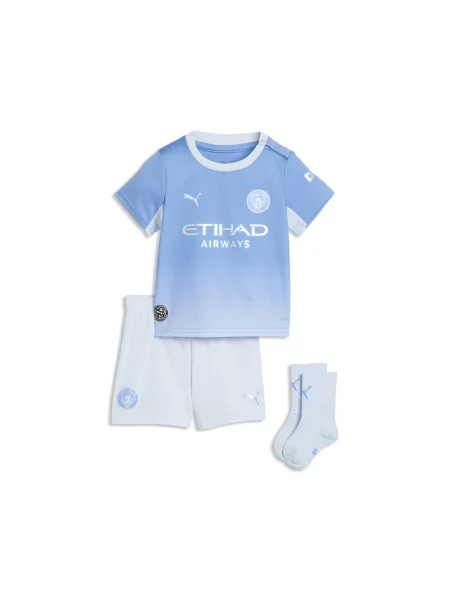 Niemowlęcy zestaw domowy Manchester City PUMA niebieski