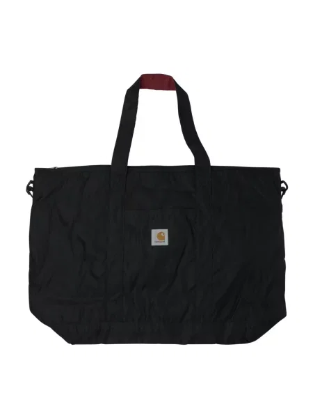 Torba Carhartt WIP Alumni Tote Bag Black/ Scarlet Universal czarna