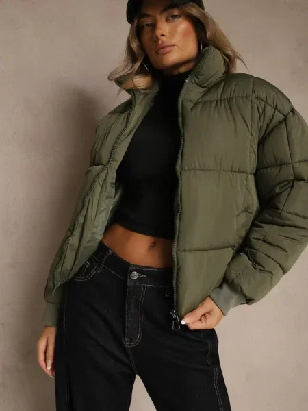 Geacă Cenilea închis verde