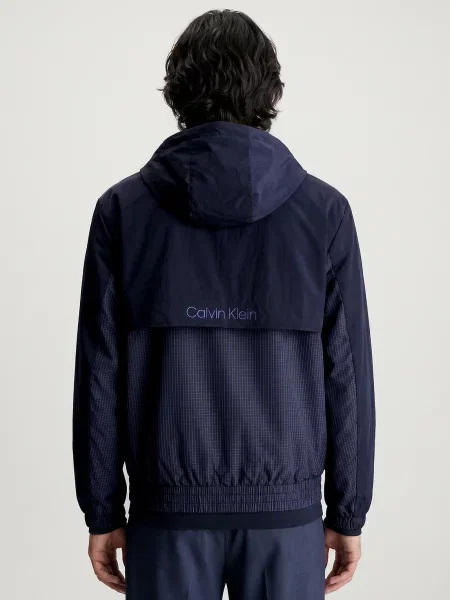Geacă de blugi Calvin Klein Jeans albastru