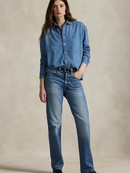Классическая ошейниковый рубашка Polo Ralph Lauren