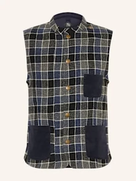 Grasegger Krojová Vesta Kaiserblick modrá/ šedá černá